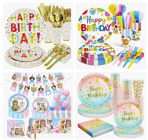 Birthday Party Tableware