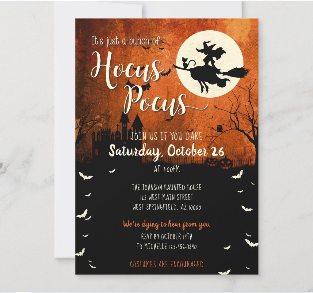 Halloween Party Invitations