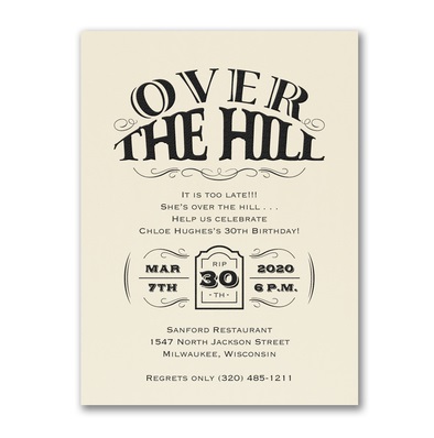 Over The Hill Party Supplies 50th Birthday Party Store Cheap